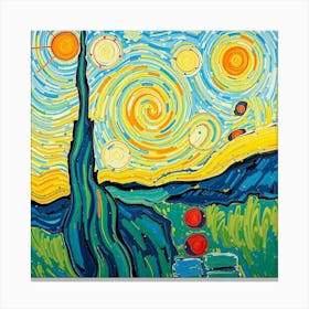 Starry Night 10 Canvas Print