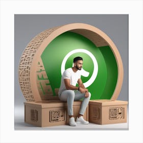 Whatsapp Logo Canvas Print