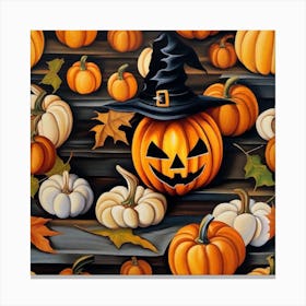 Halloween Pumpkins 19 Canvas Print