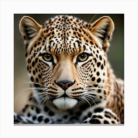 Leopard Hd Wallpaper Canvas Print