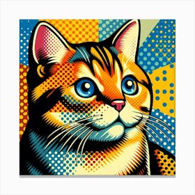 Pop Cat 1 Canvas Print