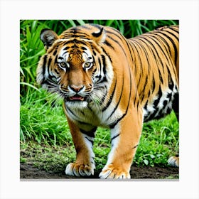 Tiger In The Wild Canvas Print