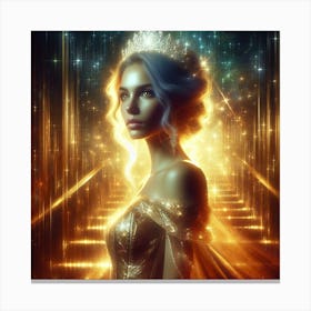 Beautiful woman 10 Canvas Print