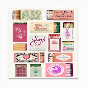 Matchboxes Canvas Print