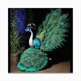 Peacock 2 Canvas Print