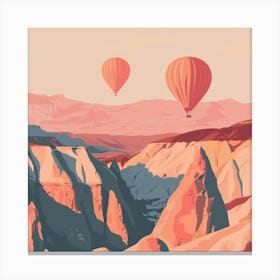 A Cappadocia In Turkey Lofi Illustration 1720348734 4 Canvas Print