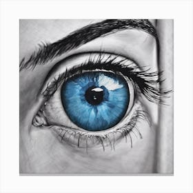 Blue Eye Canvas Print