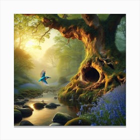 Tree In The Forest 4 Canvas Print