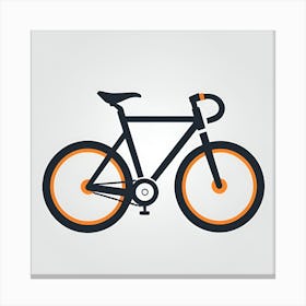 Bicycle Icon Canvas Print