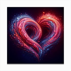 Abstract Heart 1 Canvas Print