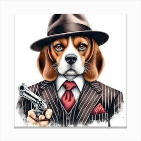 OGD- Original Gangster Dog~ Reimagined 3 Canvas Print