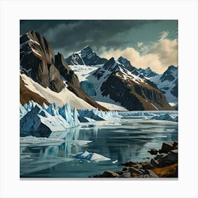 Glacier Landscape 1 Canvas Print