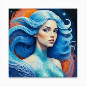 Mermaid 2 Canvas Print