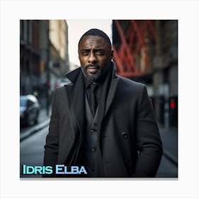 Idris Elba Canvas Print