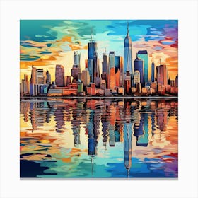 New York City Skyline 5 Canvas Print