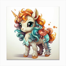 Cute Unicorn 13 Canvas Print