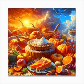Thanksgiving Pie Canvas Print