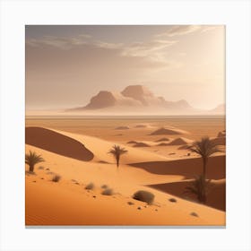 Desert Landscape 103 Canvas Print