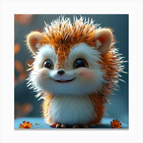 Cute Hedgehog Canvas Print