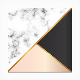Marble And Gold Wallpaper Canvas Print