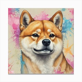 Shiba Inu 53 Canvas Print