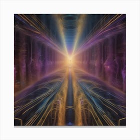 Tunnel Of Light 2 Canvas Print