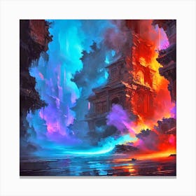 Fantasy City Canvas Print