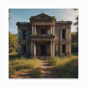 Abandoned House Canvas Print