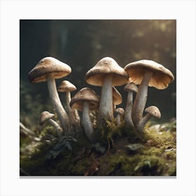 Mushroom Forest 13 Canvas Print