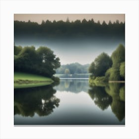 Reflection In A Lake 2 Canvas Print