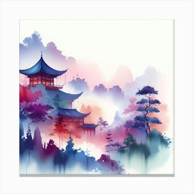 Chinese Pagoda 19 Canvas Print