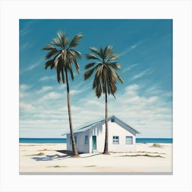 House On The Beach 1 Canvas Print