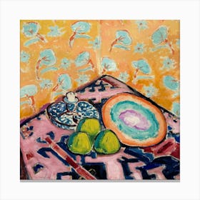 Plate Of Fruit Canvas Print