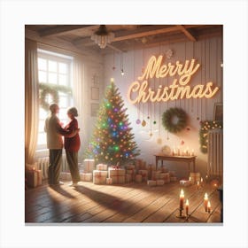 Merry Christmas 1 Canvas Print