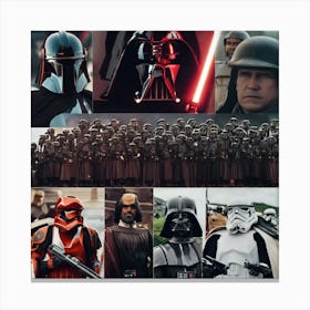 Star Wars 4 Canvas Print