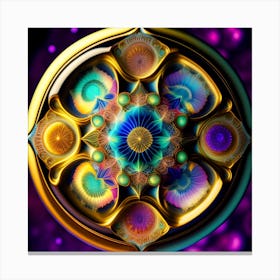 Psychedelic Mandala 1 Canvas Print