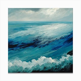 Stormy Sea Canvas Print