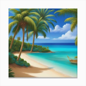 Tropical Paradise 1 Canvas Print