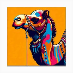 Camel Painting Canvas Print