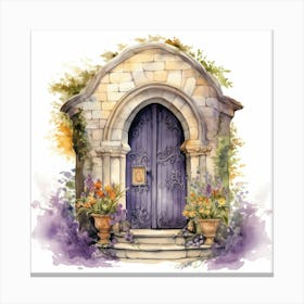 Purple Door Canvas Print