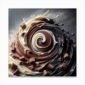 Chocolate Typhoon Canvas Print