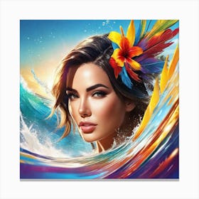 Hawaiian Beauty Canvas Print