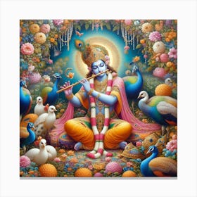 Lord Krishna 5 Canvas Print