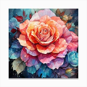 Rose Painting 3 Canvas Print