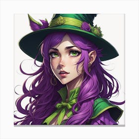 Nice Witch Canvas Print