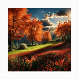 Red Poppies Canvas Print