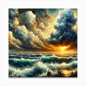 Tempestuous Beauty 19 1 Canvas Print