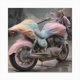 A motorcycle 4 Canvas Print