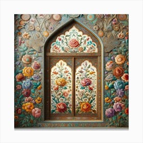 Islamic Window(Baghdad style) 1 Canvas Print