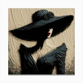 A mysterious woman 3 Canvas Print